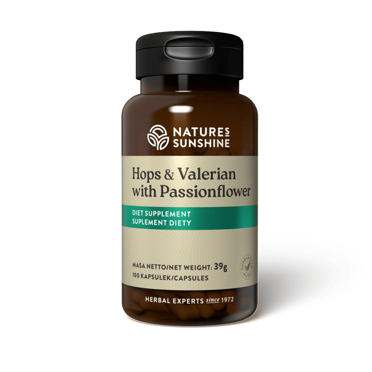Hops & Valerian with Passionflower (100 kaps.) Nature's Sunshine NSP