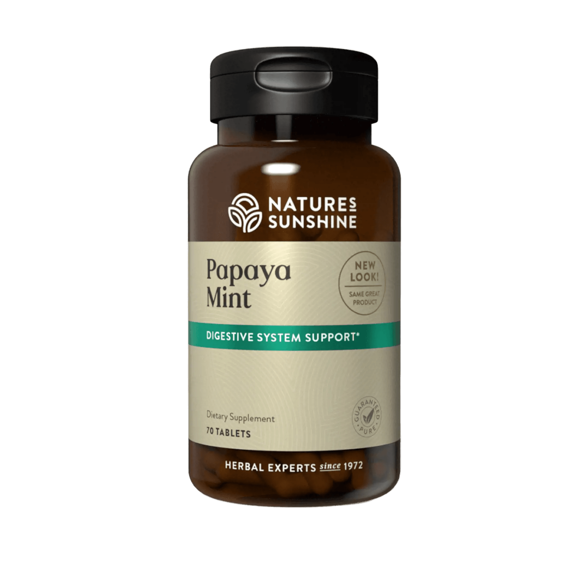 Papaya Mint (70 tabl.) Nature's Sunshine NSP